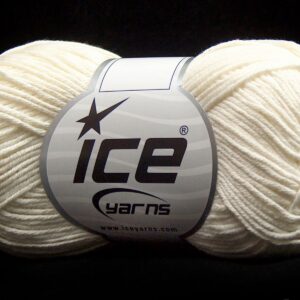 8x50gr Pure Cotton Fine Ecru