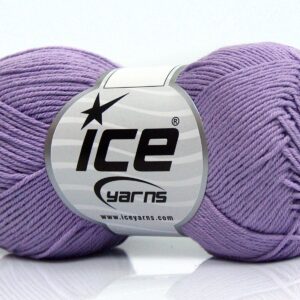 8x50gr Pure Cotton Fine Light Lilac