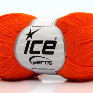 8x50gr Pure Cotton Fine Orange