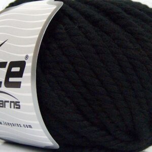 3x100gr Jumbo Pure Wool Black