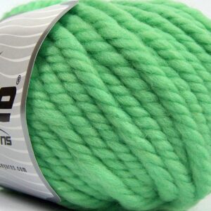 3x100gr Jumbo Pure Wool Light Green