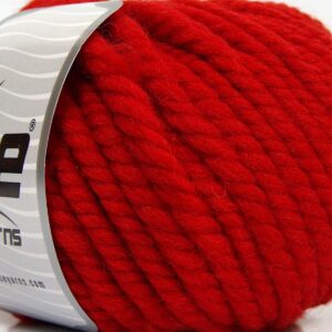 3x100gr Jumbo Pure Wool Red