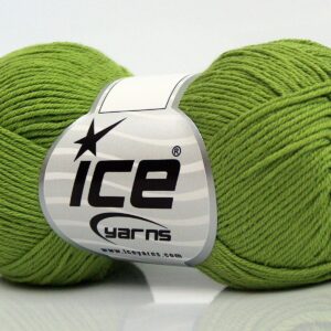 8x50gr Pure Cotton Fine Pistachio Green