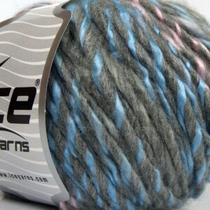 8x50gr Baby Twist Light Grey, Light Blue, Light Pink