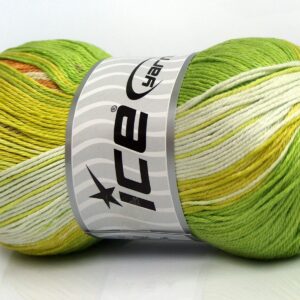 4x100gr Camilla Cotton Magic Green Shades, Caramel