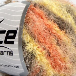 8x50gr Polar Soft Camel, Orange, Yellow, Cream