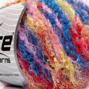 8x50gr Polar Soft Blue, Burgundy, Yellow, White, Purple