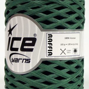 2x100gr Raffia Dark Hunter Green