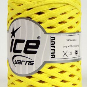 2x100gr Raffia Neon Yellow