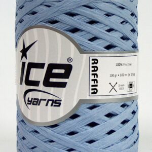 2x100gr Raffia Light Blue