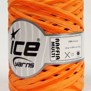 2x100gr Raffia Multi Orange Shades