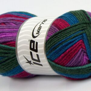 4x100gr Nice Baby Burgundy, Lavender, Lilac, Turquoise, Green