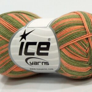 6x50gr Baby Summer Color Orange , Green