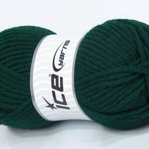 4x100gr Wool Superbulky Dark Green