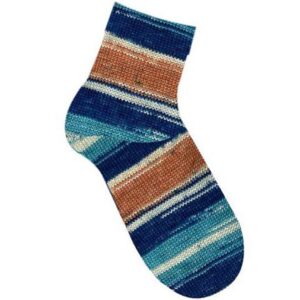 4x100gr Smart Sock Blue Shades, Camel