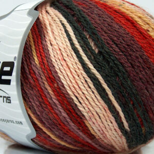 4x100gr Alpaca Light Magic Red, Lilac, Gold