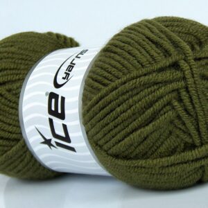 4x100gr Classic Wool Bulky Khaki