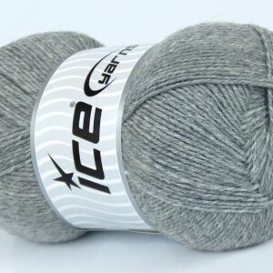2x150gr Virgin Wool Sock Grey