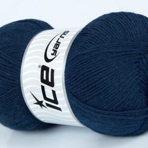 2x150gr Virgin Wool Sock Navy