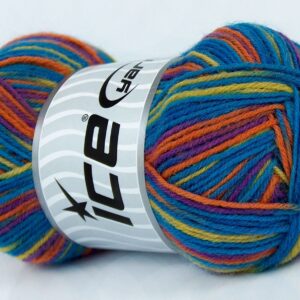 8x50gr SockenWolle Rainbow