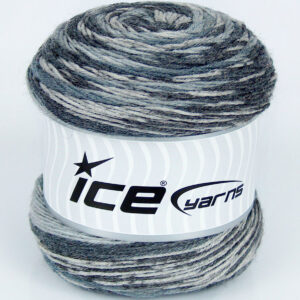 3x100gr Silk Bamboo Sock Grey Shades