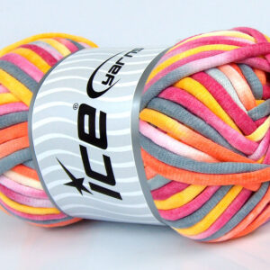 1x250gr Tube Cotton Jumbo Color Orange, Pink, Yellow, Light Grey