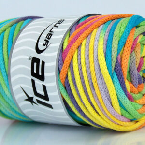 1x250gr Macrame VisCot Color 3mm Rainbow