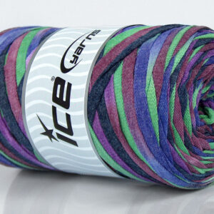 1x250gr VisCot Ribbon Color Purple, Maroon, Grey, Green