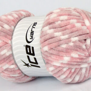 4x100gr Chenille Baby Colors Light Lilac, White