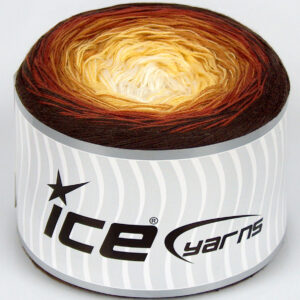 1x250gr Cakes Cotton Fine White, Yellow, Brown Shades