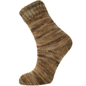 2x100gr Hand Dyed Sock Merino Khaki Shades, Burgundy Shades