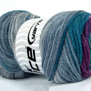 4x100gr Ambiance Grey Shades, Turquoise, Lilac Shades