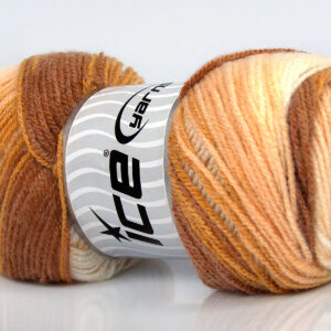 4x100gr Baby Batik Brown Shades, Cream