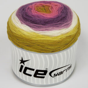2x150gr Cakes DK Gold, White, Pink, Purple