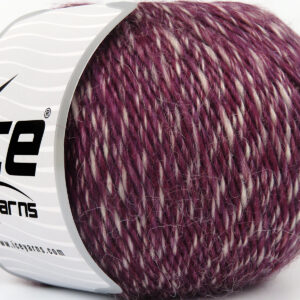4x100gr Feliz Alpaca Dark Orchid, Light Cream