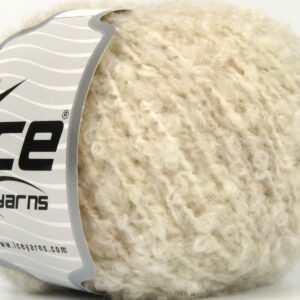 8x50gr Alpaca Boucle Ecru