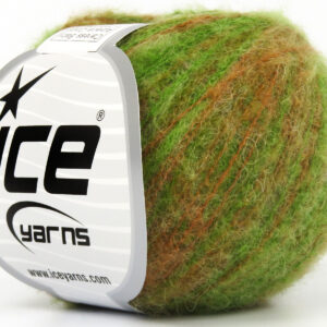 10x30gr Caress Baby Alpaca Color Green, Gold, Grey