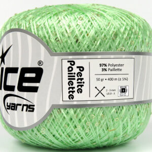 6x50gr Petite Paillette Mint Green