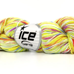 3x100gr Hand Dyed Cashmere Yellow, Fuchsia, Blue, Green, Red, Orange, Ecru