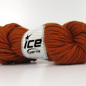 3x100gr Organic Wool Bulky Dark Orange