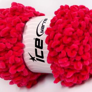 4x100gr Chenille Boucleron Fuchsia