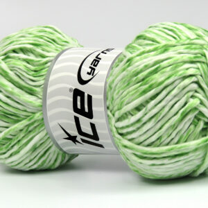 2x100gr Raffia Twist Color White, Green