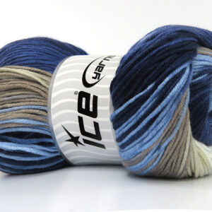 4x100gr AntiPilling Magic Blue Shades, Camel, Beige, White