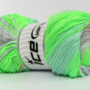 4x100gr AntiPilling Magic Green Shades, Grey, Cream, White