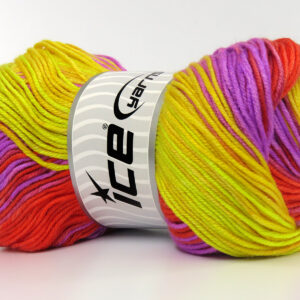 4x100gr AntiPilling Magic Green, Yellow, Salmon, Lilac, Copper