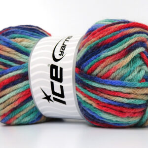 4x100gr Carnival Green Shades, Red, Beige, Blue Shades