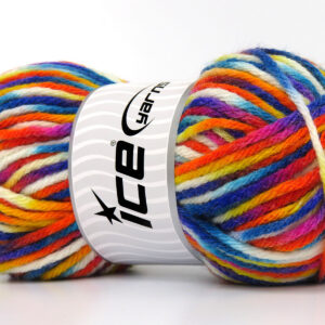 4x100gr Carnival Turquoise, Gold, Yellow, White, Purple