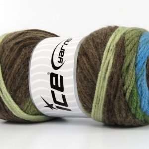 4x100gr Big Bang Green Shades, Brown, Turquoise