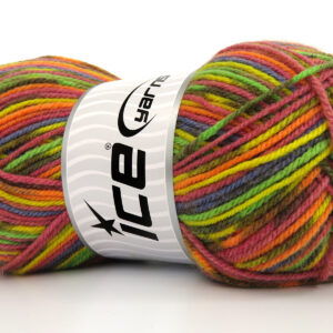 4x100gr Wool Design Rainbow