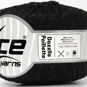 6x25gr Dazzle Paillette Black